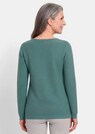 Fijn gebreide tricot pullover met boothals thumbnail 3