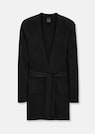 Lange Strickjacke mit Bindeband thumbnail 6