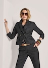 Nadelstreifen-Blazer in verkürzter Form thumbnail 4
