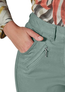 Cropped trousers in a casual chino style thumbnail 5