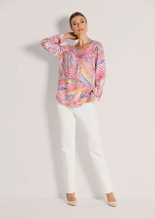 Blouse multicolore à pois thumbnail 2