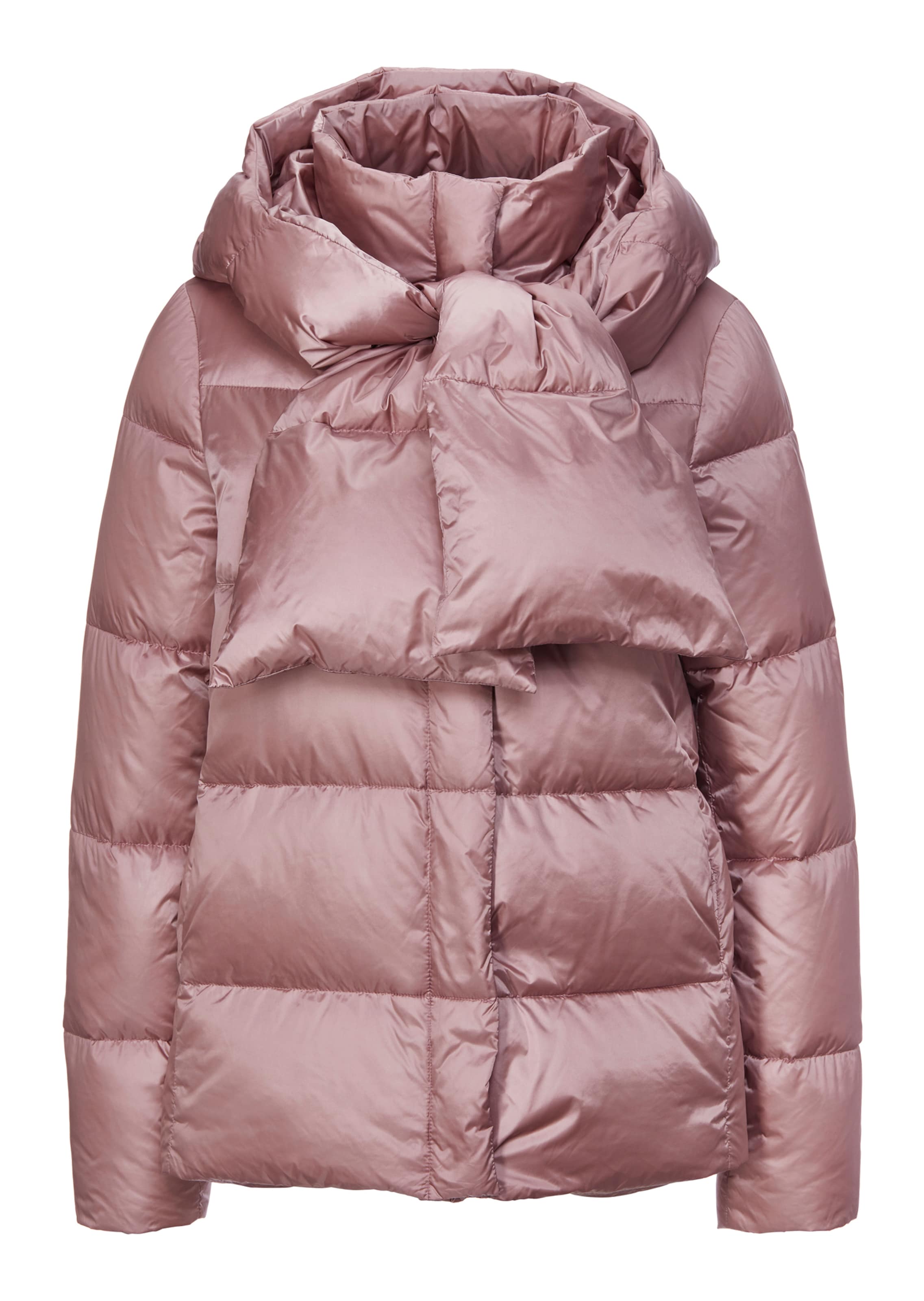 Steppjacke mit abnehmbarer Kapuze und Schal