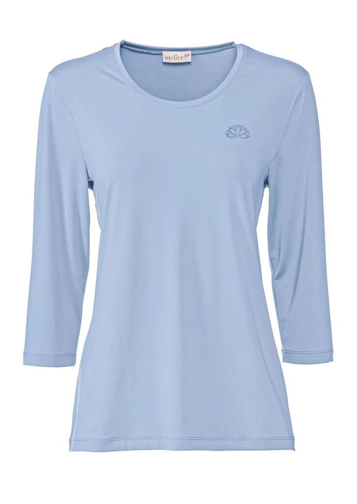 Shirt mit Rundhals und 3/4-Arm
