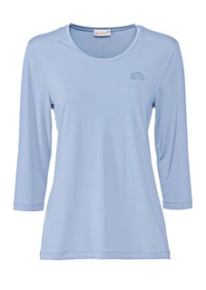 Shirt met ronde hals en 3/4-mouwen thumbnail 2