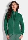 Veste sweat avec liens en satin thumbnail 1