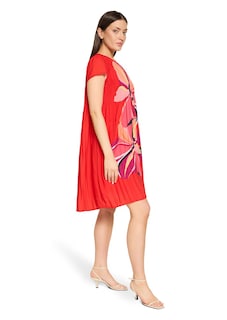Plisseekleid mit Blütendruck thumbnail 2