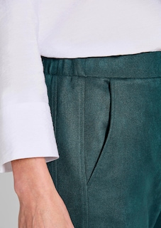 Pantalon LOUISA aspect velours de cuir thumbnail 5