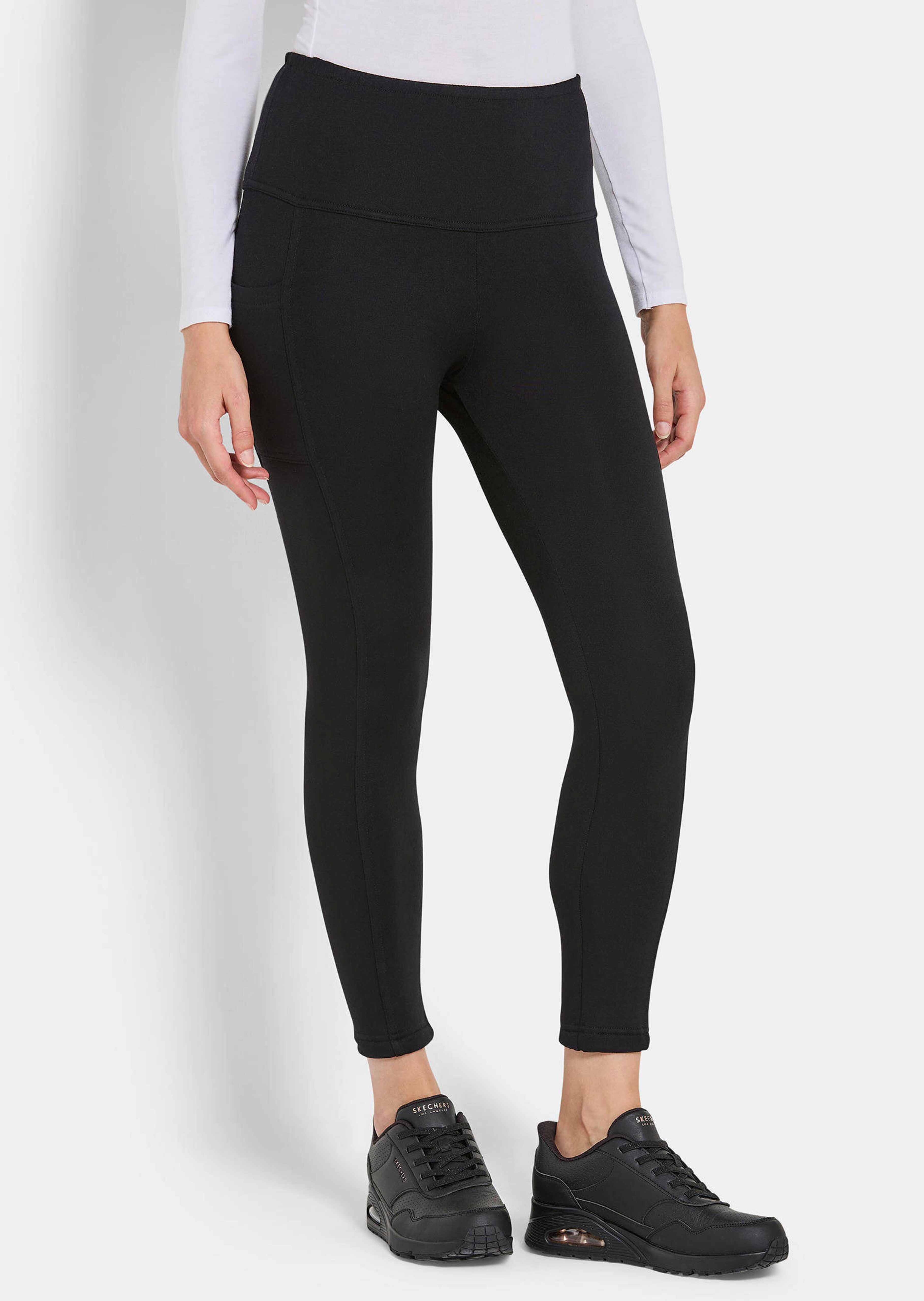 Thermo-Leggings mit Seitentaschen