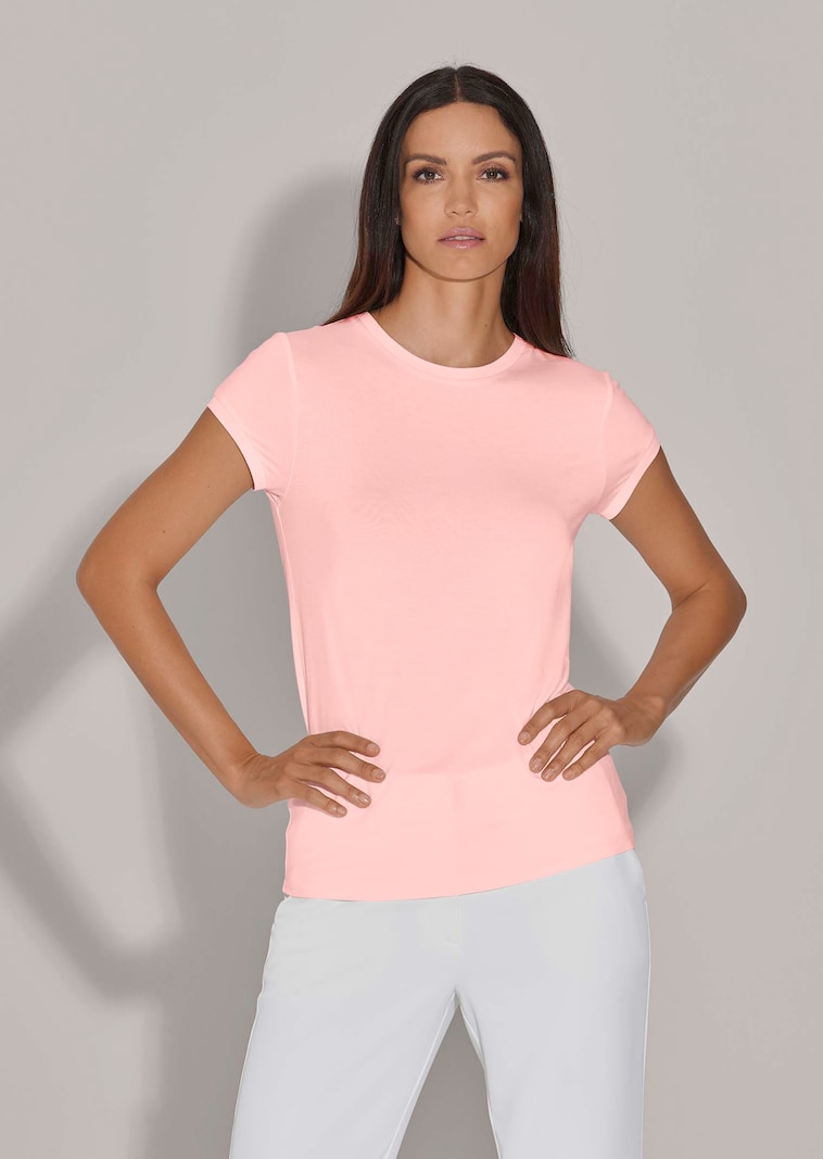 Jersey-Shirt mit Kappärmeln