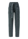 Jeans with tie belt thumbnail 1