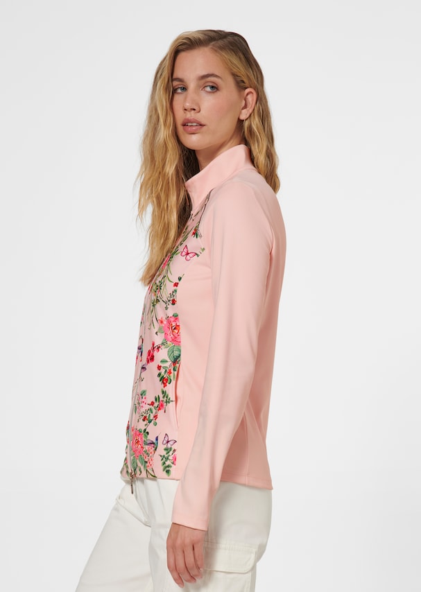 Casual jacket with floral print 3