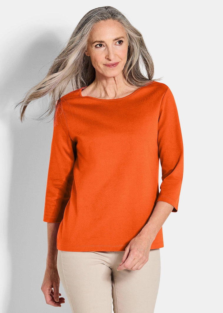 T-shirt basique en jersey interlock