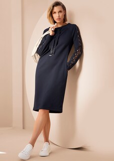 Jerseykleid mit Strass und Spitze thumbnail 7