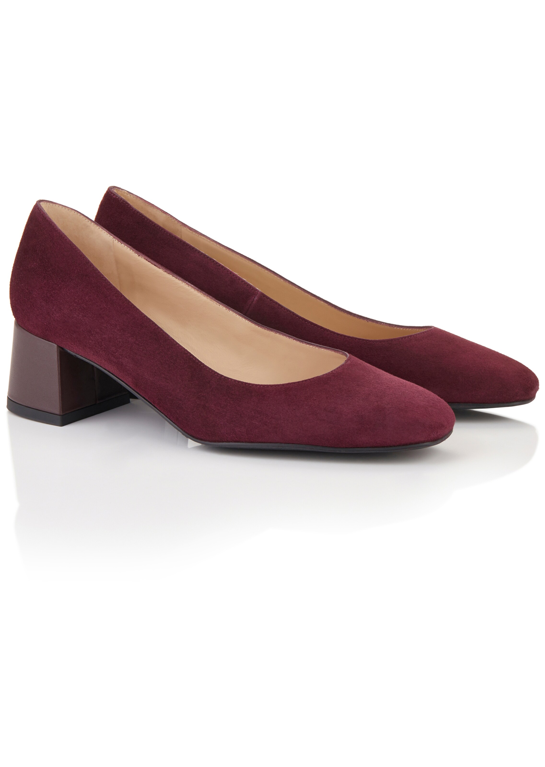 Pumps mit Blockabsatz