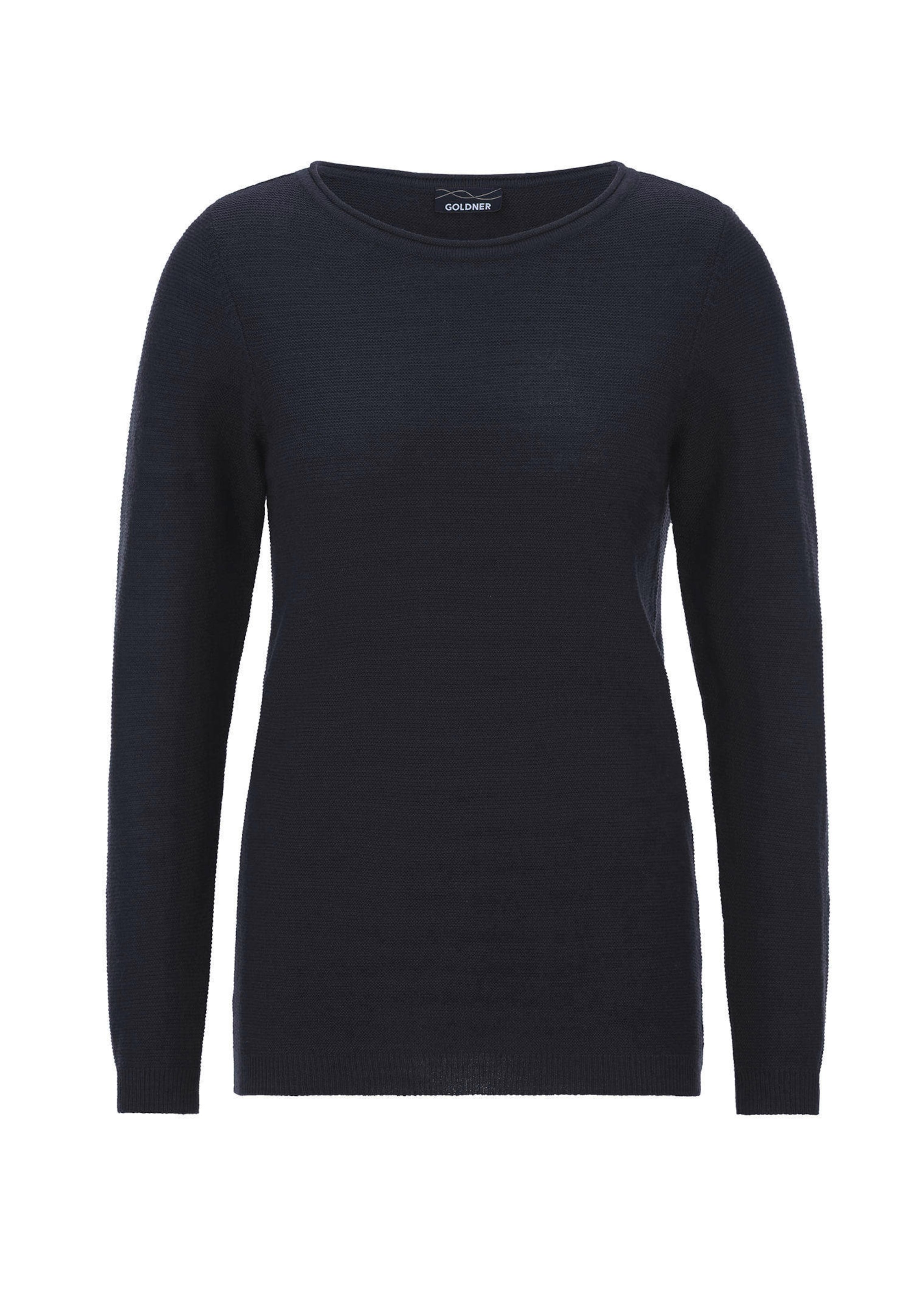 Fijn gebreide tricot pullover met boothals
