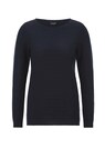 Fijn gebreide tricot pullover met boothals thumbnail 6