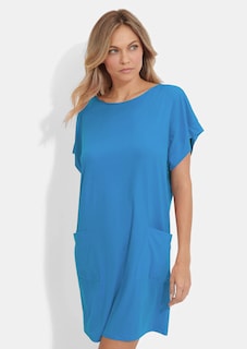 Legeres Strandkleid aus glatter Funktionsware thumbnail 1