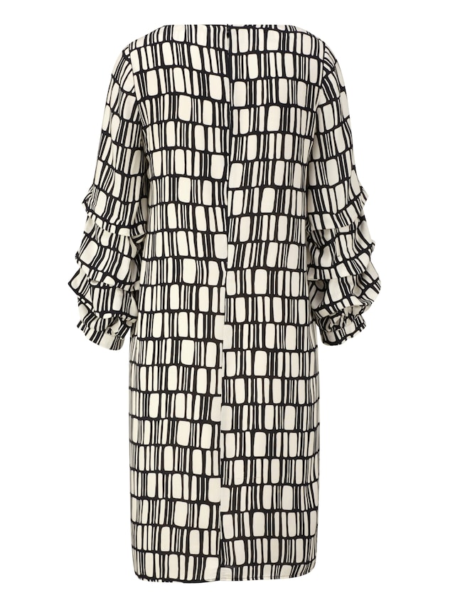 Kleid mit gerafften Ärmeln 3