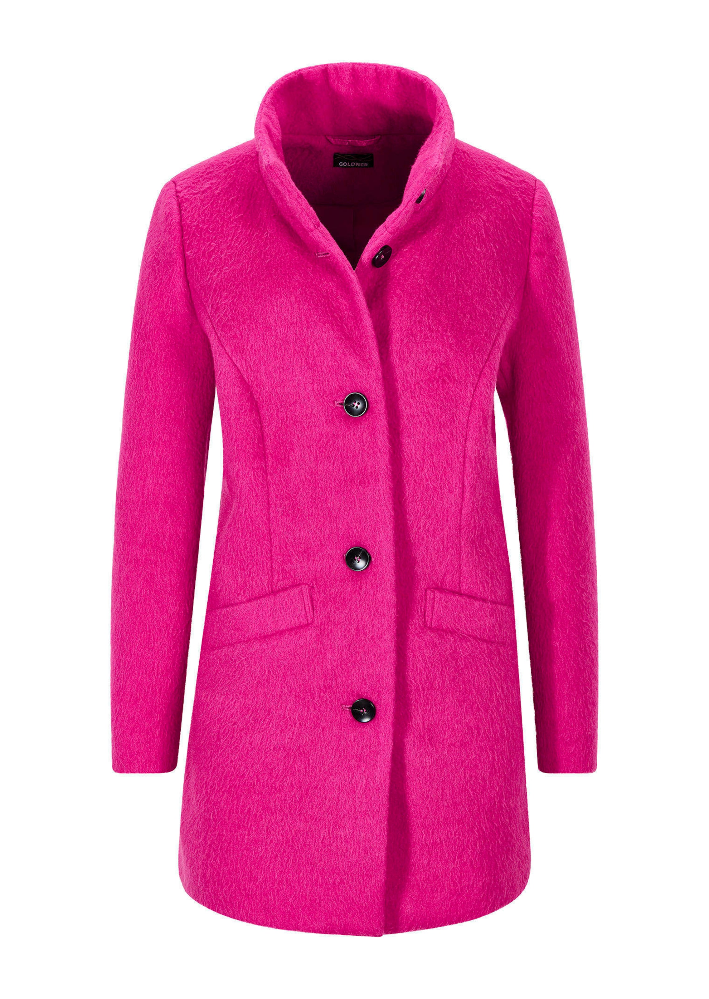 Wollmantel mit Stehkragen