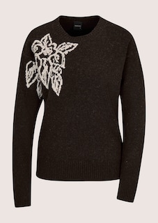 Strickpullover mit Blumenmotiv thumbnail 6