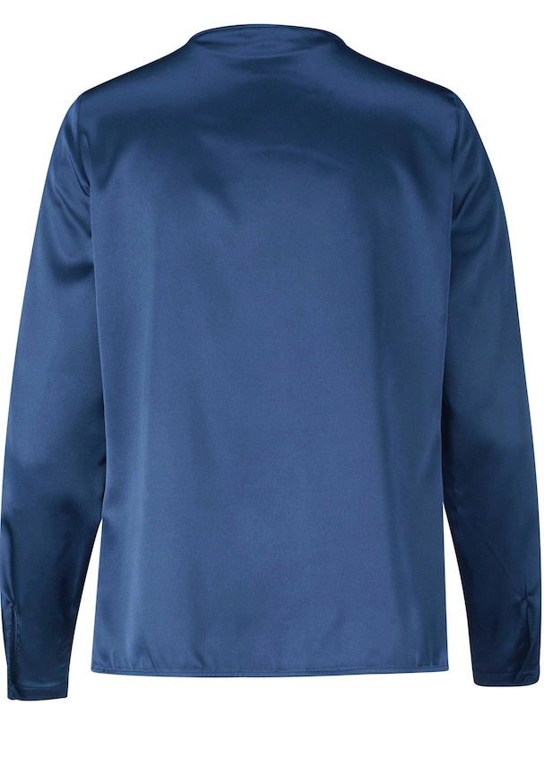 Seidenbluse mit Volants 6