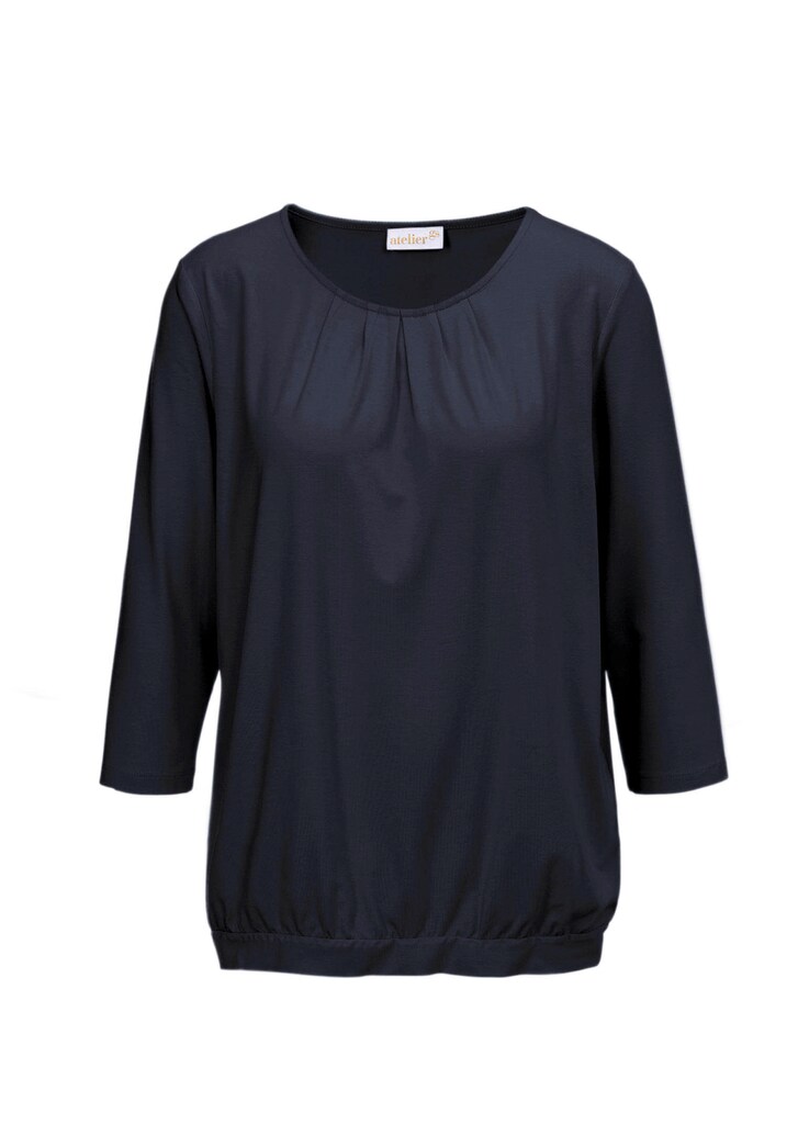 Shirt mit Rundhals und 3/4-Arm
