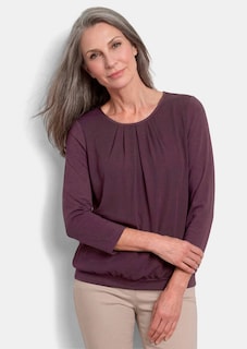 Gepflegtes Shirt in eleganter Blusen-Optik thumbnail 1