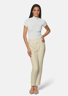 Slim jersey trousers with piping thumbnail 2