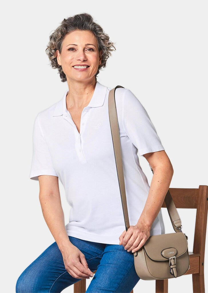 Poloshirt in hochwertiger Pikee-Qualität