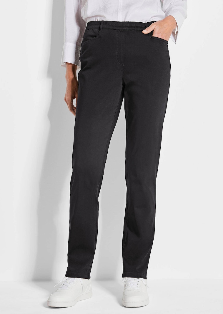 Schlupfhose LOUISA aus Baumwoll-Satin