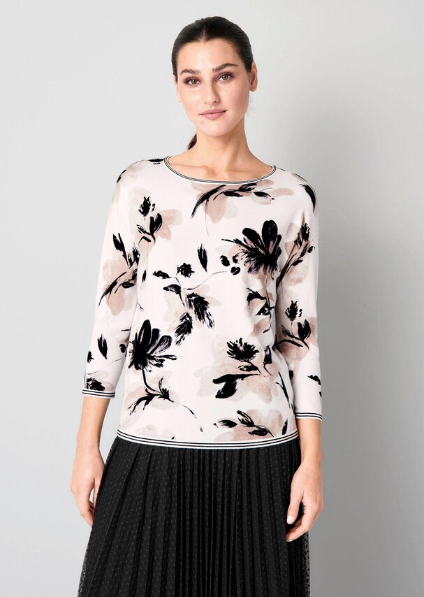 Pullover mit floralem Print