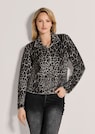 Trendstarke Strickjacke mit Leoparden-Muster thumbnail 1