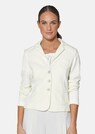 Trendy short-cut blazer in jersey with structured sections thumbnail 1