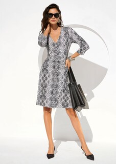 Jersey-Kleid mit Unikat-Print thumbnail 7