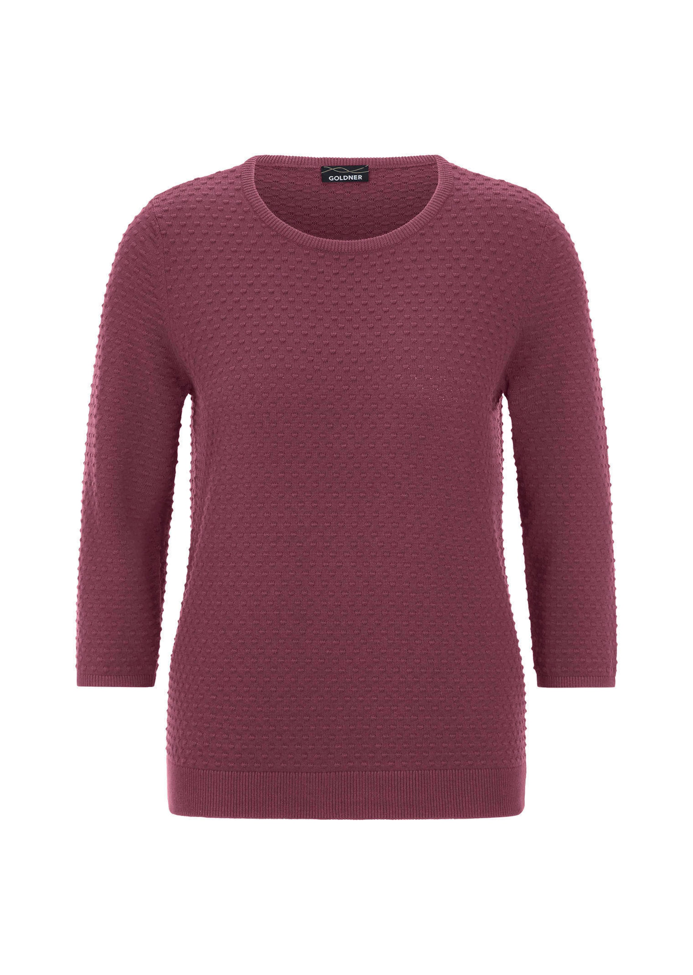 Strickpullover mit Pünktchenmuster