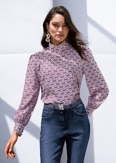 Bedruckte Bluse zum Schlüpfen thumbnail 7