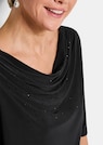 Shirt met watervalhals en glittersteentjes thumbnail 5