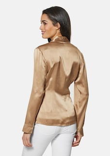 Wickelbluse aus Seidensatin thumbnail 3