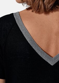 Leinenshirt mit edlem Lurexakzent thumbnail 5