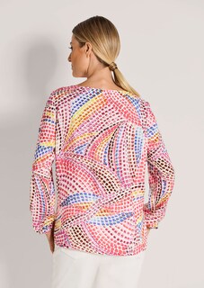 Blouse multicolore à pois thumbnail 3