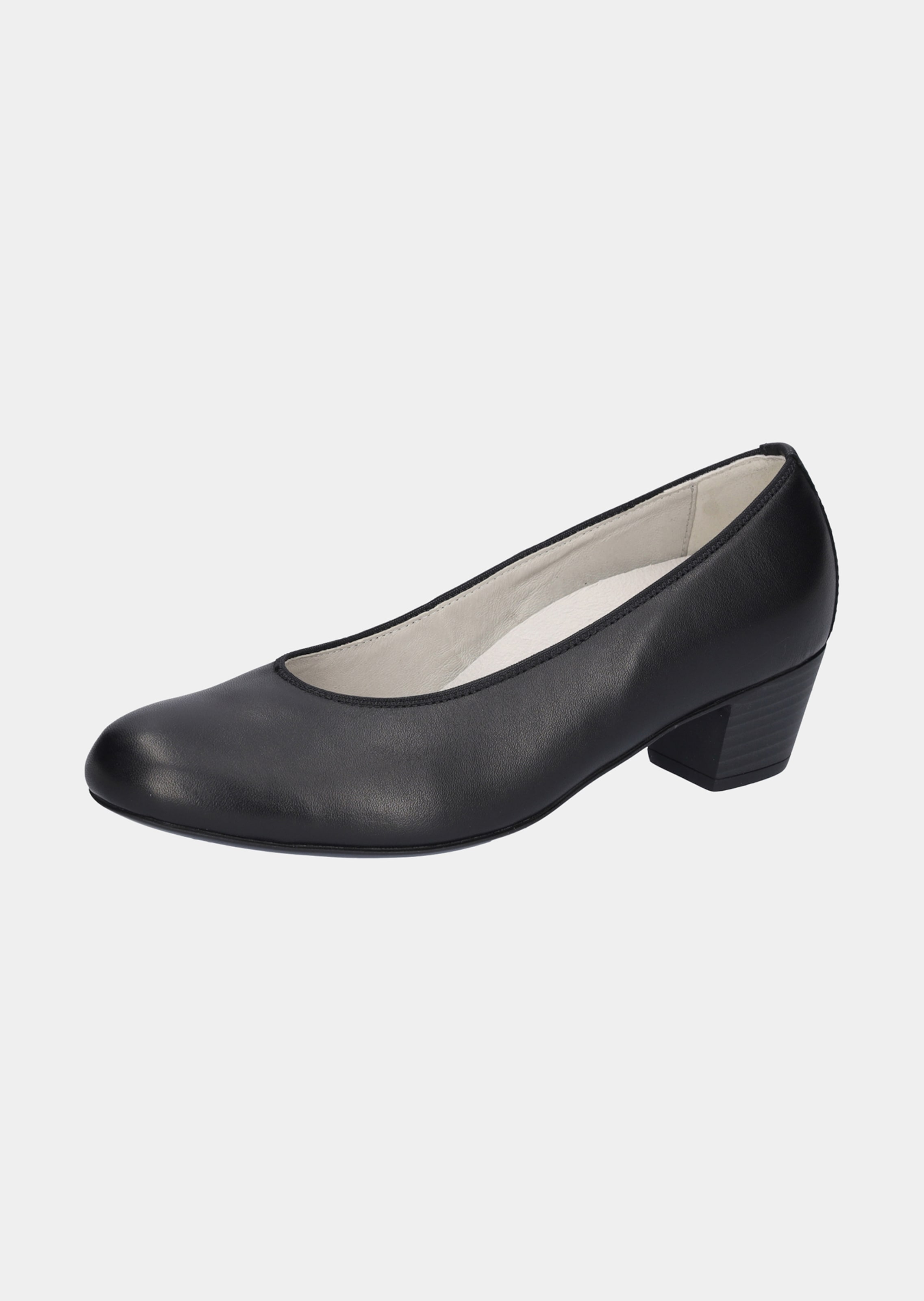 Escarpins sobres en cuir nappa