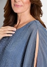 Elegantes Shirt mit Plissee-Überwurf thumbnail 5