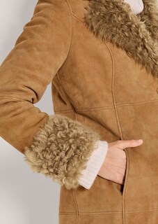 Manteau. Agneau retourné naturel thumbnail 5