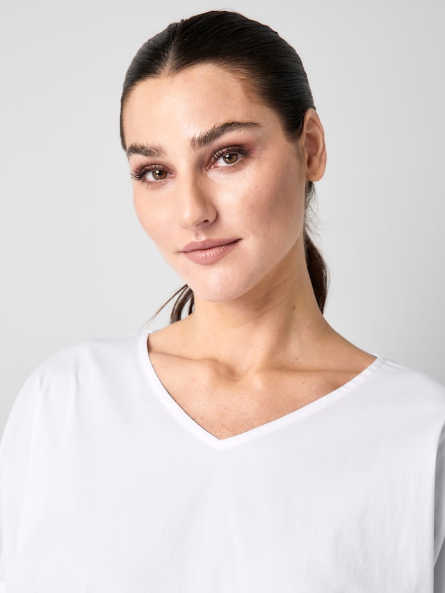 Bluse mit breitem Bündchen am Ärmel 4
