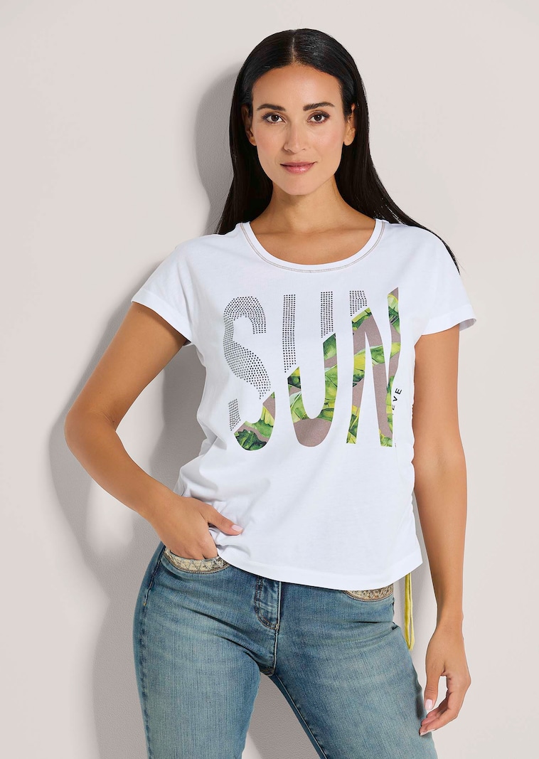 Bedrucktes Rundhals-Shirt