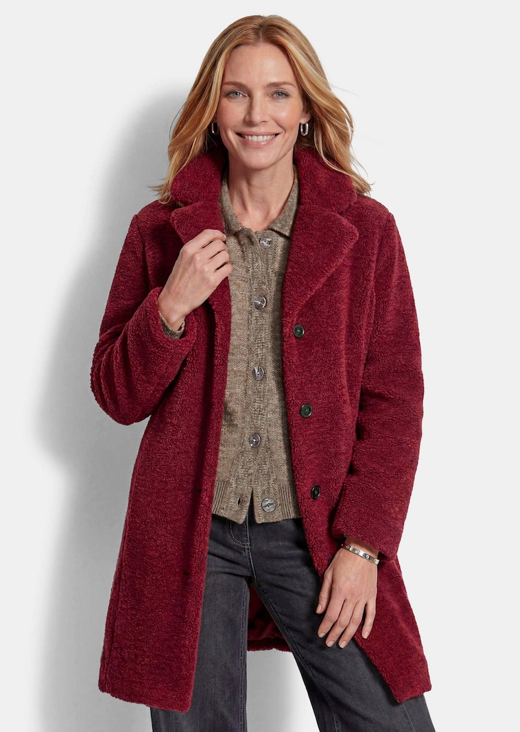 Manteau en teddy ultradoux