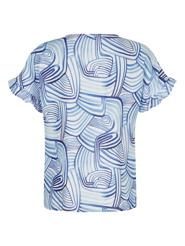 Bluse mit Volant am Ärmel 5