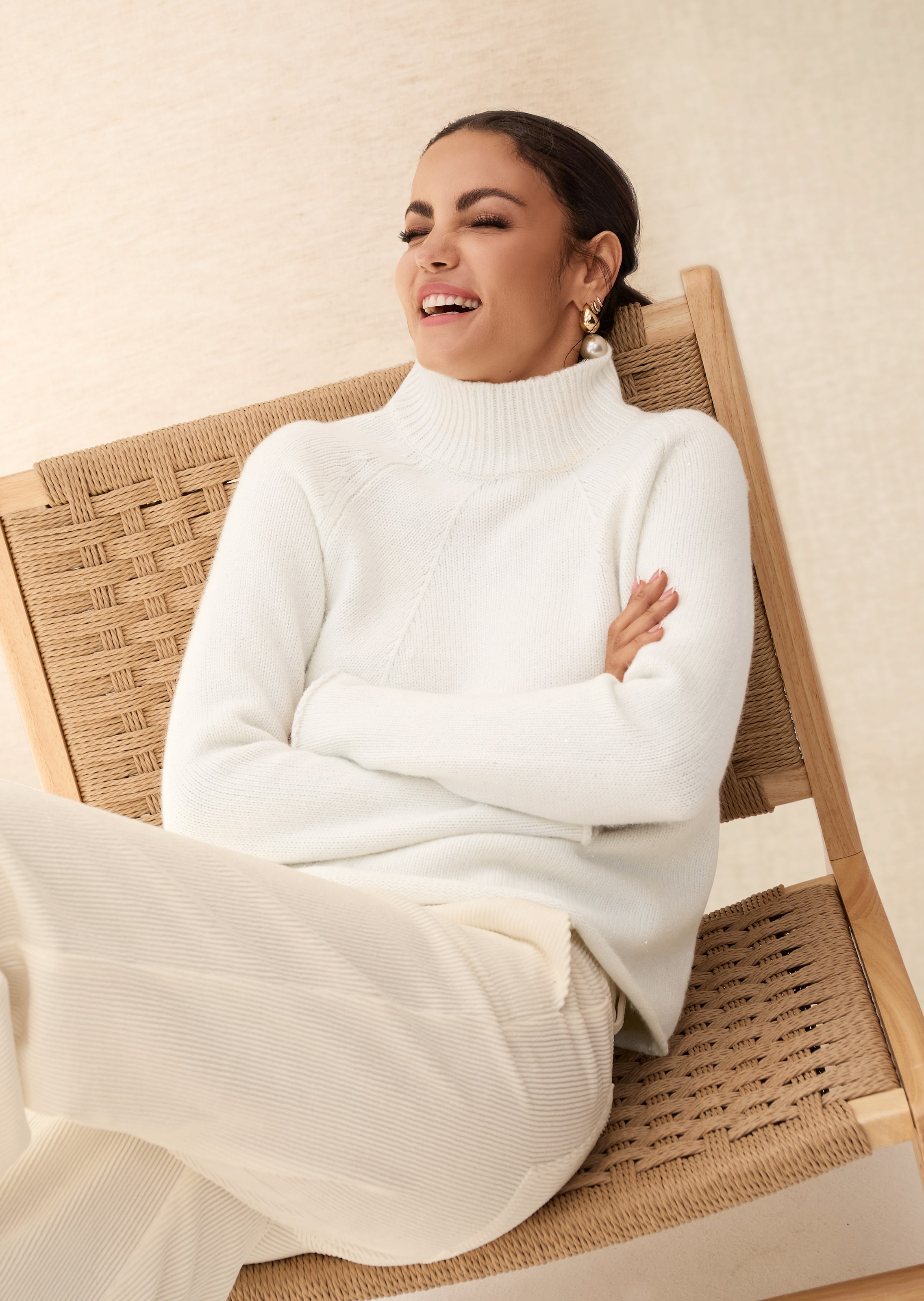 Pullover mit Glanzeffekt