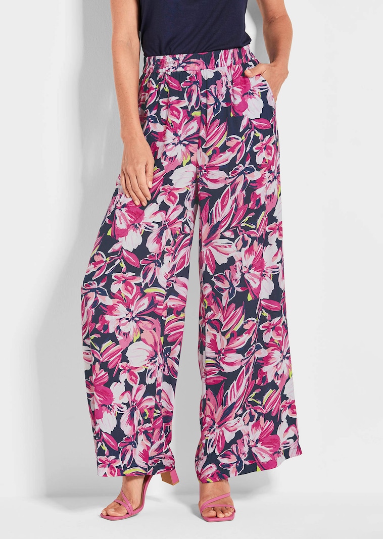 Druckhose VERA mit Blütenmuster
