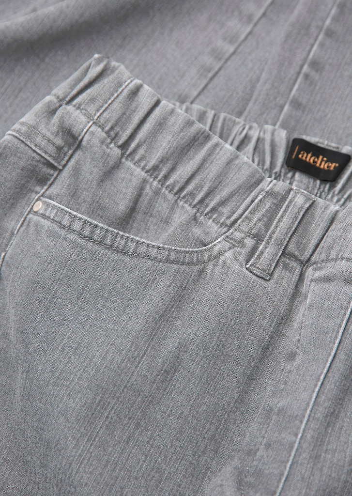 Klassieke jeans LOUISA met elastische tailleband 6